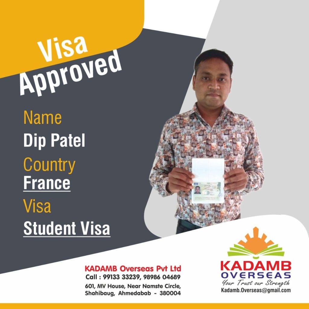Kadamb Overseas - Visa Approved France