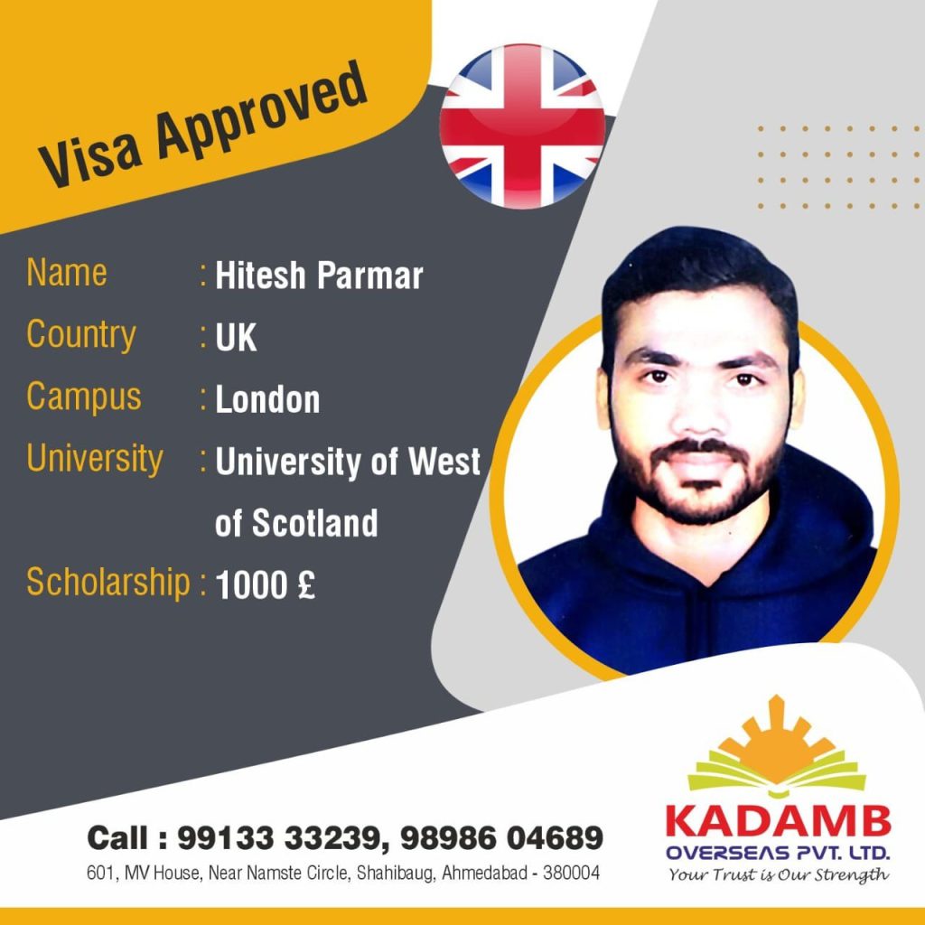 Kadamb Overseas - Visa Approved UK