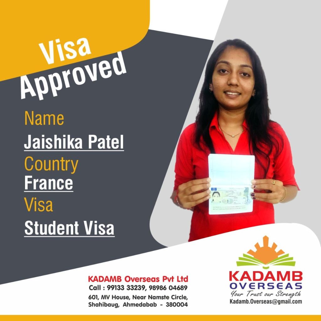 Kadamb Overseas - Visa Approved France