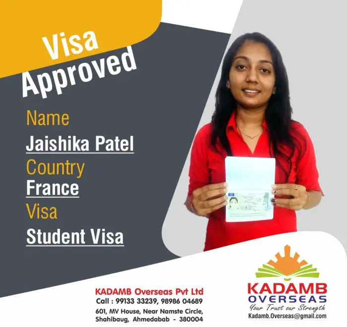 Kadamb Overseas - Visa Approved France