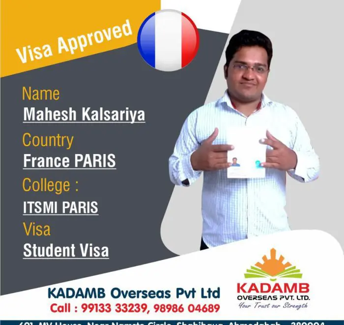 Kadamb Overseas - Visa Success France