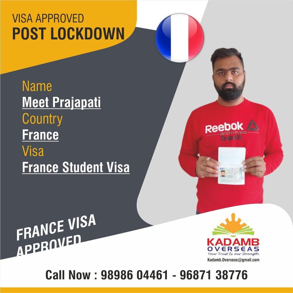 Visa Approved France - Kadamb Overseas