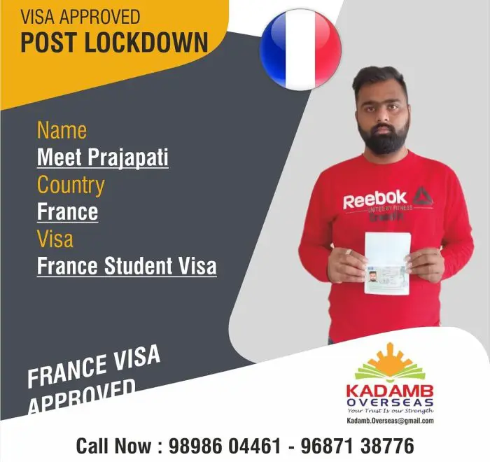 Visa Approved France - Kadamb Overseas