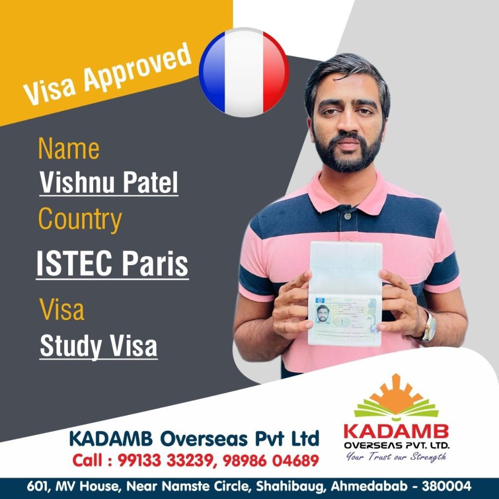 Visa Approved France - Kadamb Overseas