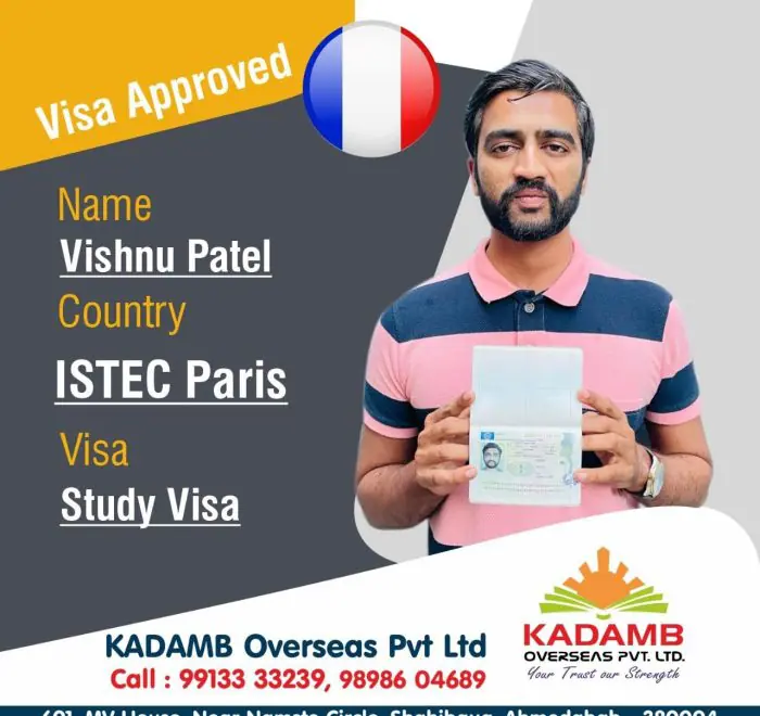 Visa Approved France - Kadamb Overseas