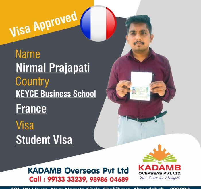 Visa Approved - France