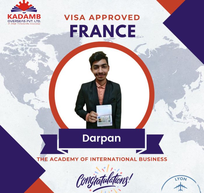 Darpan Visa Approved France