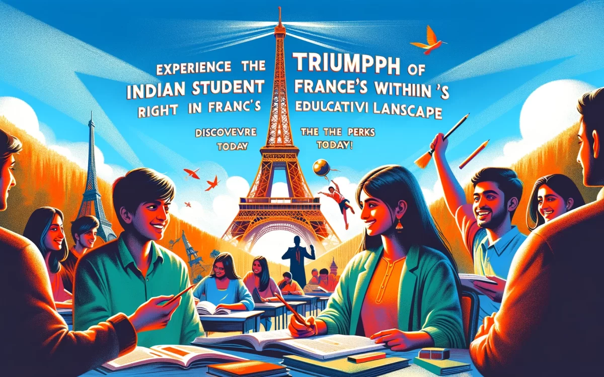 Indian Students Triumph in Eiffel Tower's Shadow - The Perks of French Education!