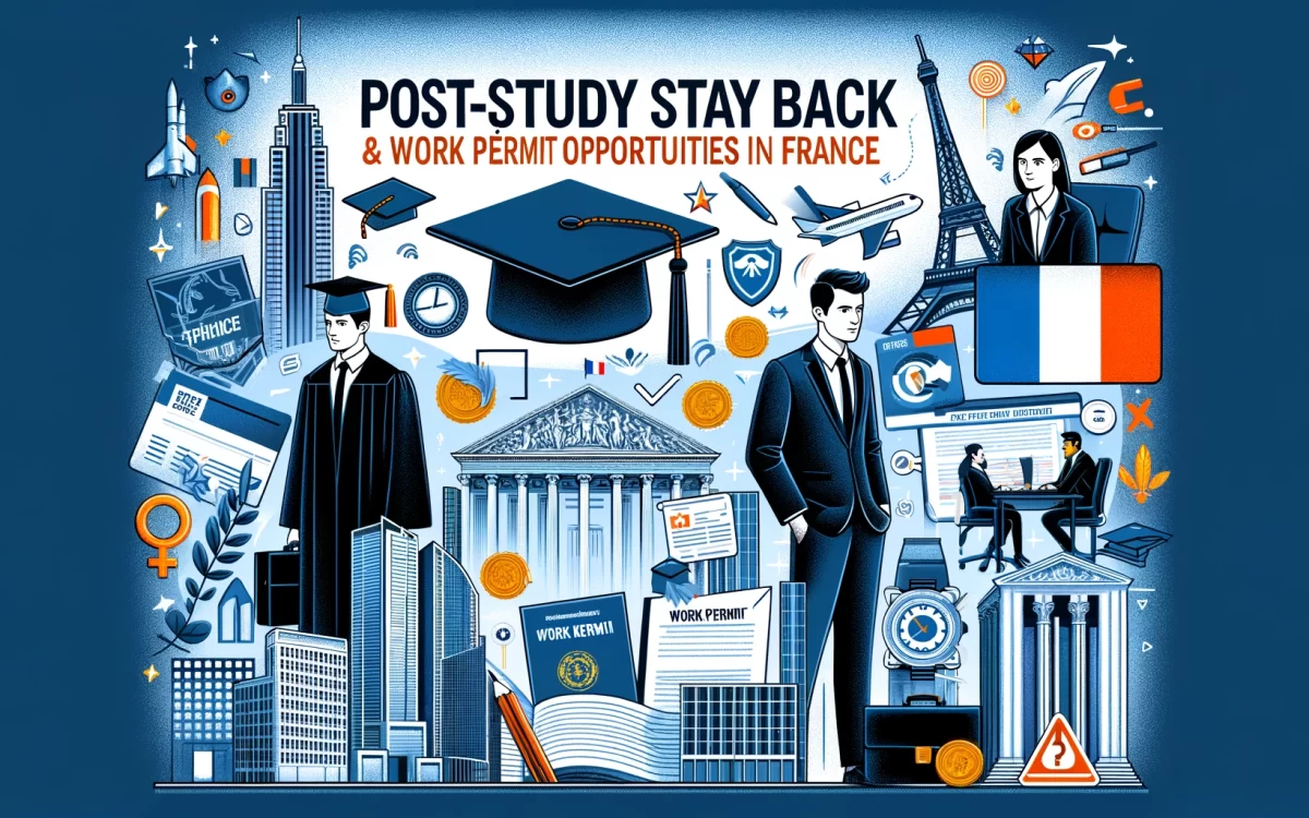 Post-Study Stay Back and Work Permit Opportunities in France