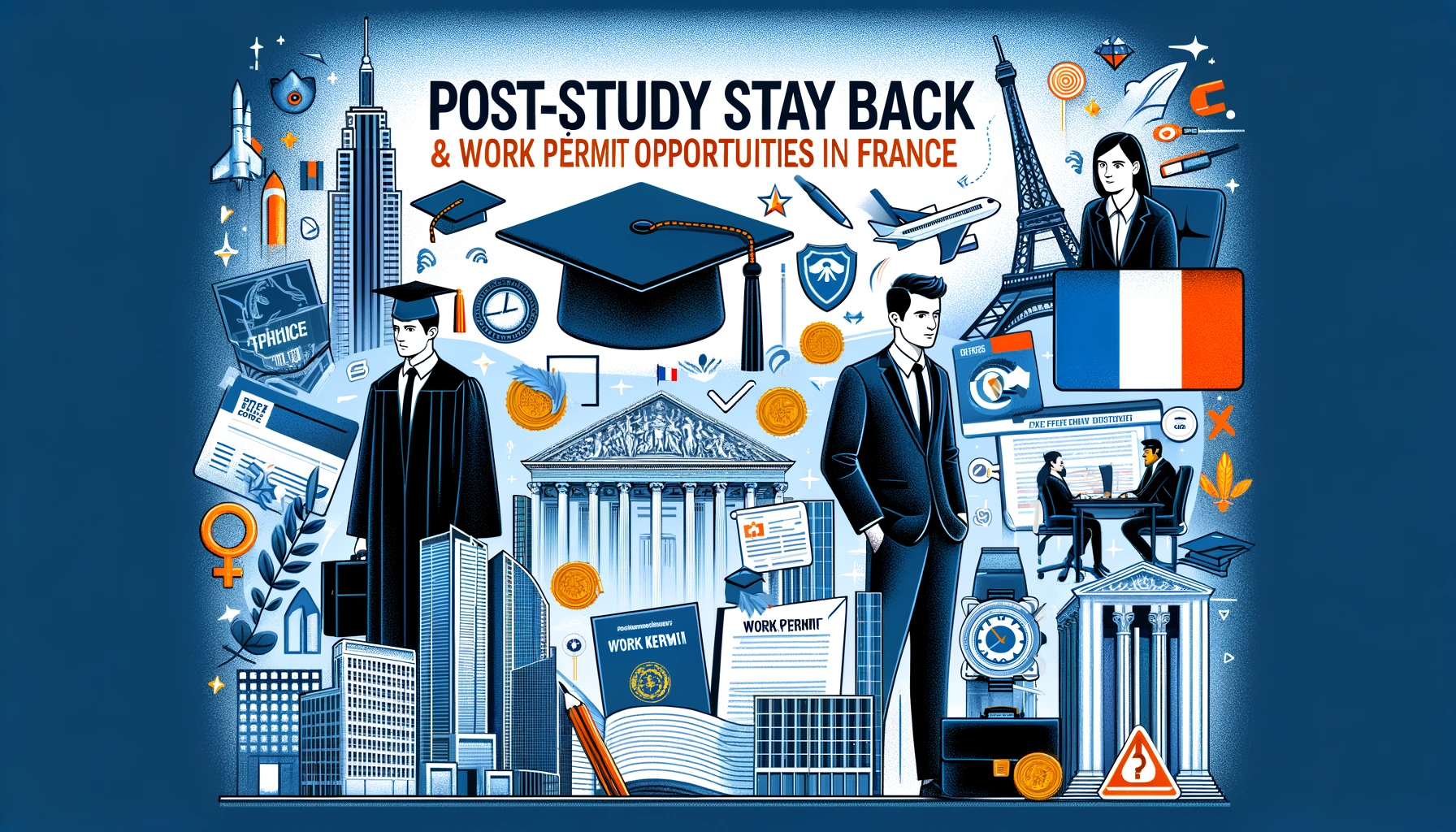 Post-Study Stay Back and Work Permit Opportunities in France