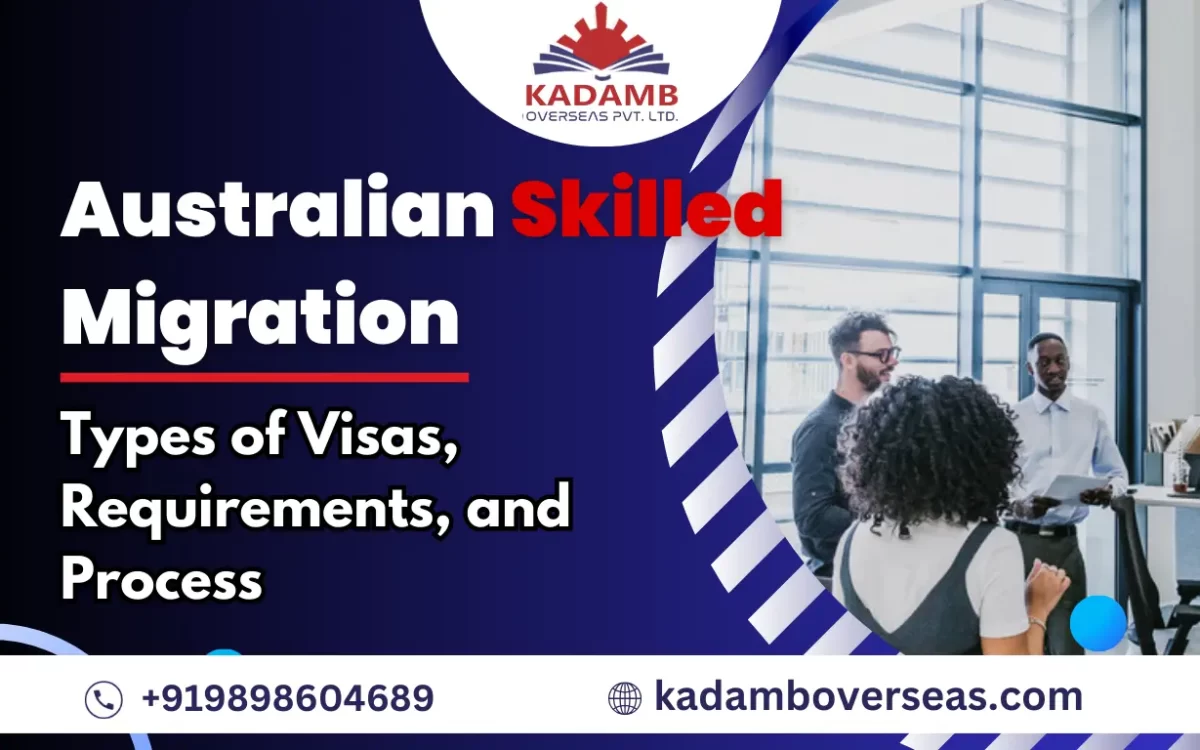 Australian Skilled Migration Types of Visas, Requirements, and Process