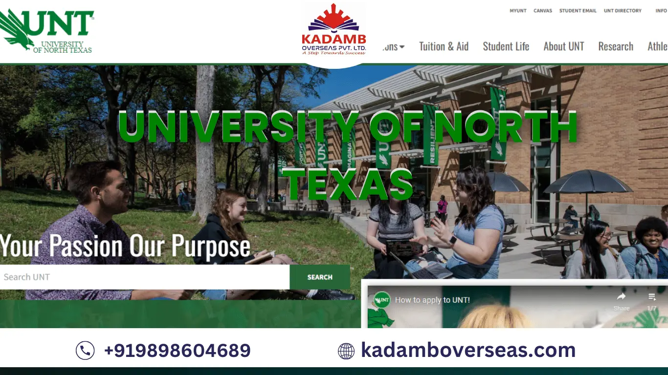 University of North Texas Tuition Fees, Scholarships Eligibility, Admission