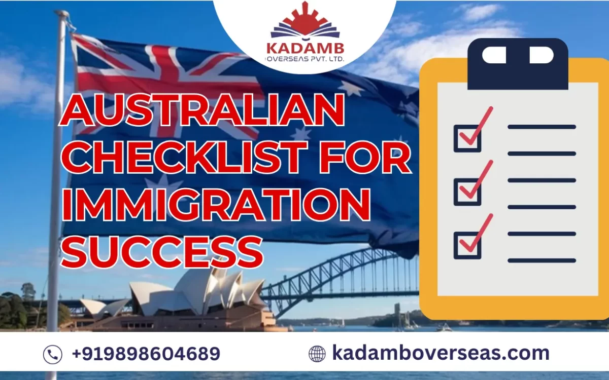 Australian Checklist for Immigration Success