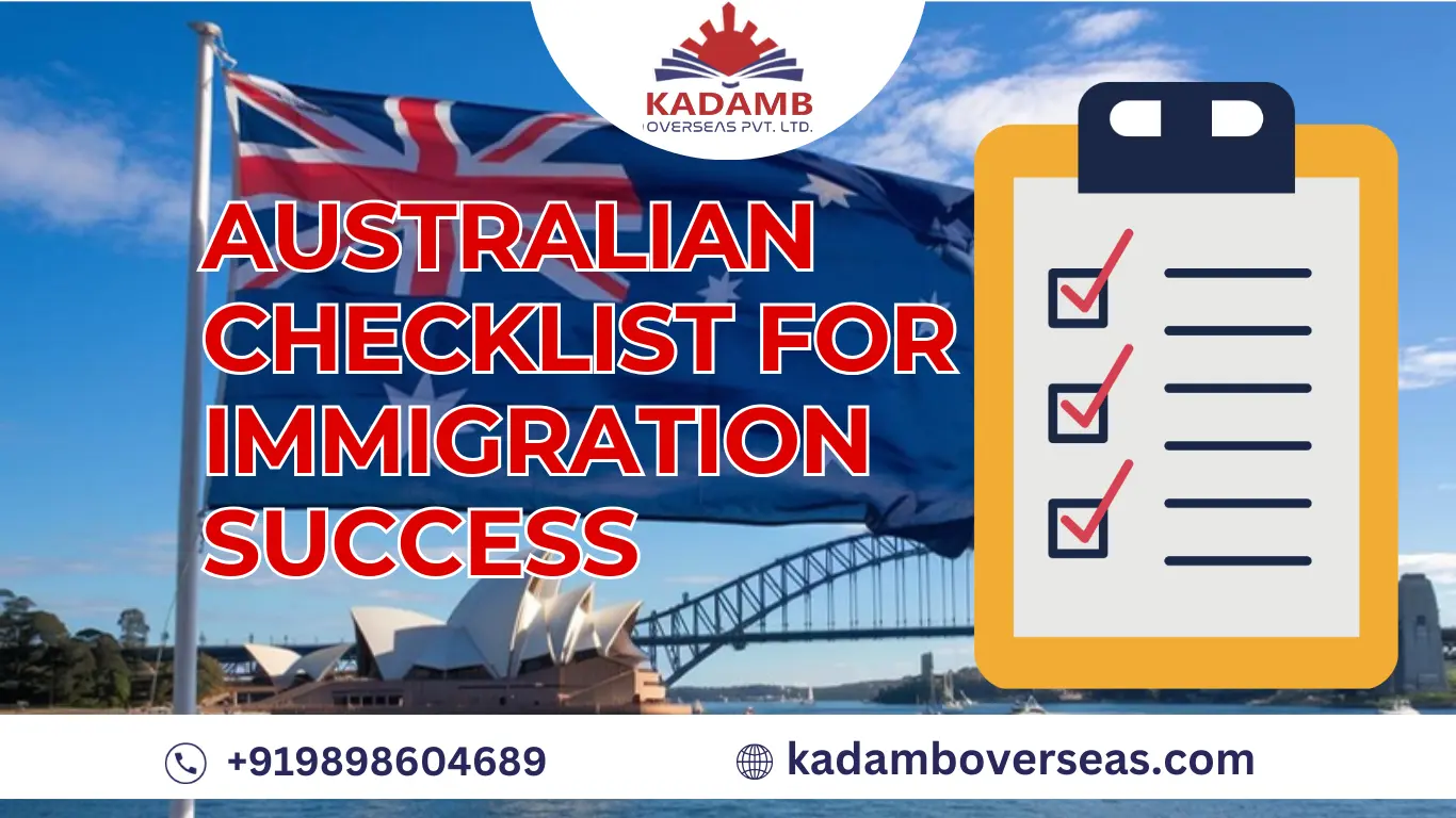 Australian Checklist for Immigration Success