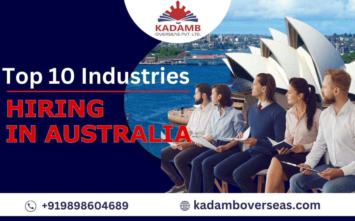 Top 10 Industries Hiring in Australia