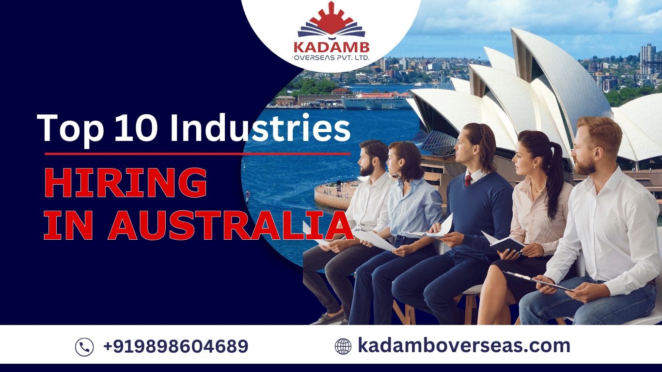 Top 10 Industries Hiring in Australia