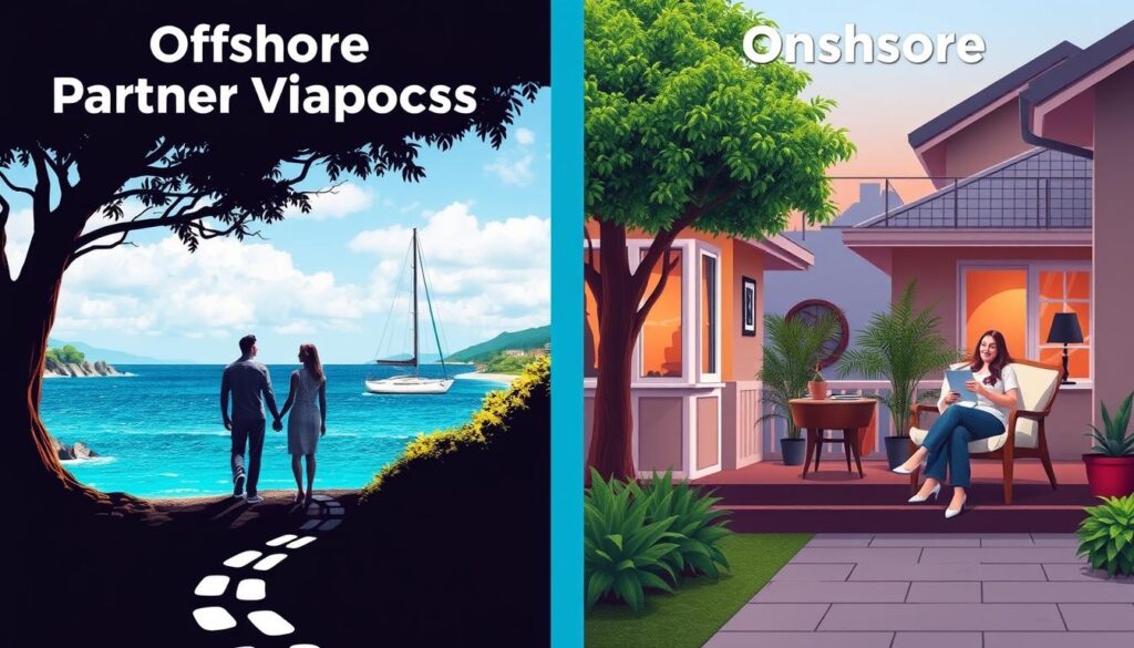 offshore partner visa, onshore partner visa