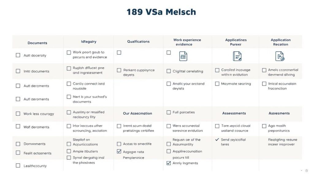 189 Visa Document Checklist