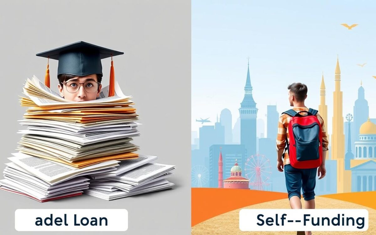 Student loans vs Self funding to study abroad- Compare Which one is better?