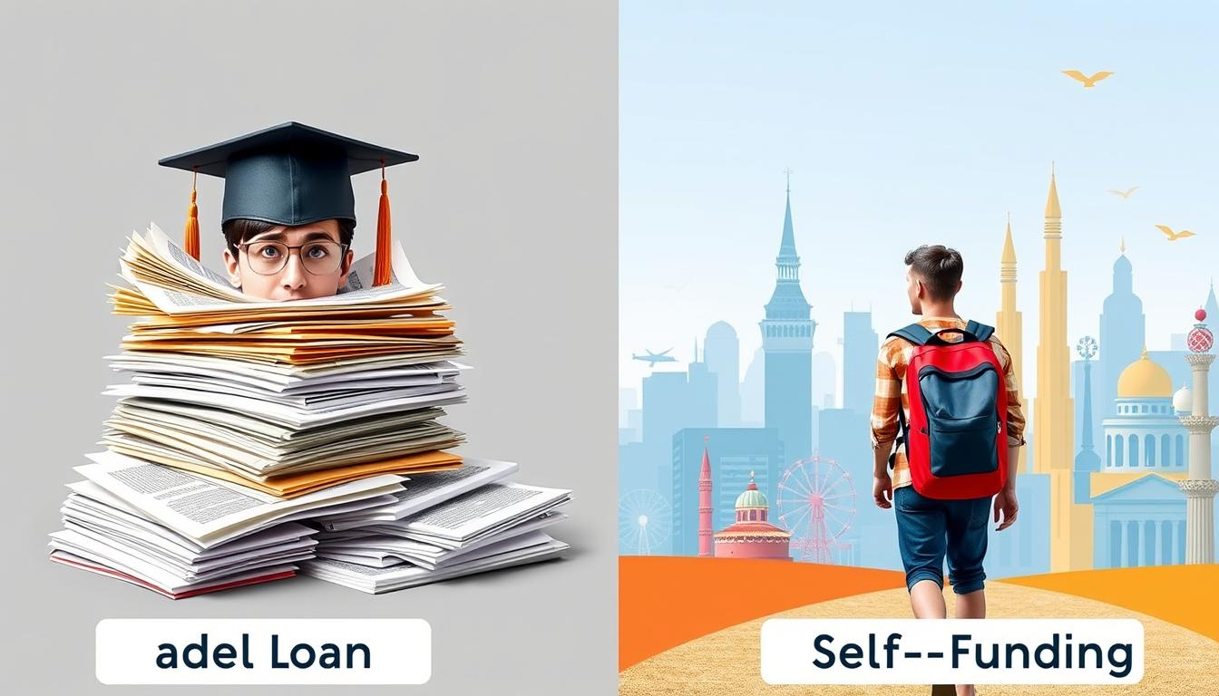 Student loans vs Self funding to study abroad- Compare Which one is better?