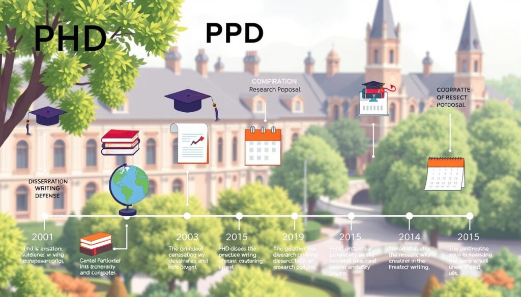 phd timeline