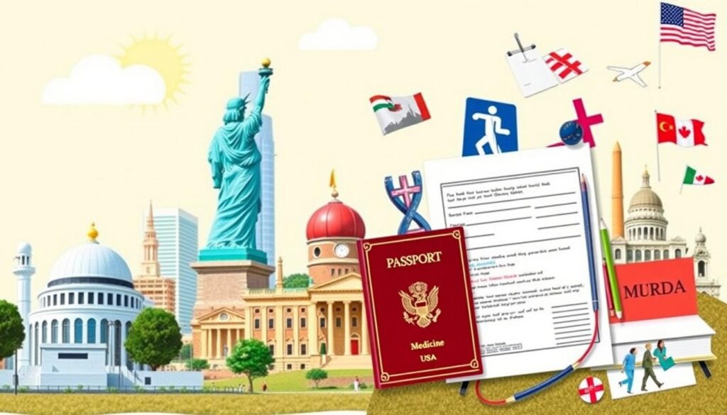 student visa process for Indian students to study medicine in USA