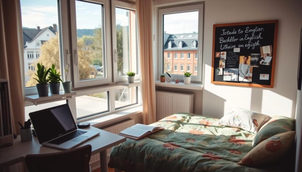 Bachelor in English at University of Basel accommodation