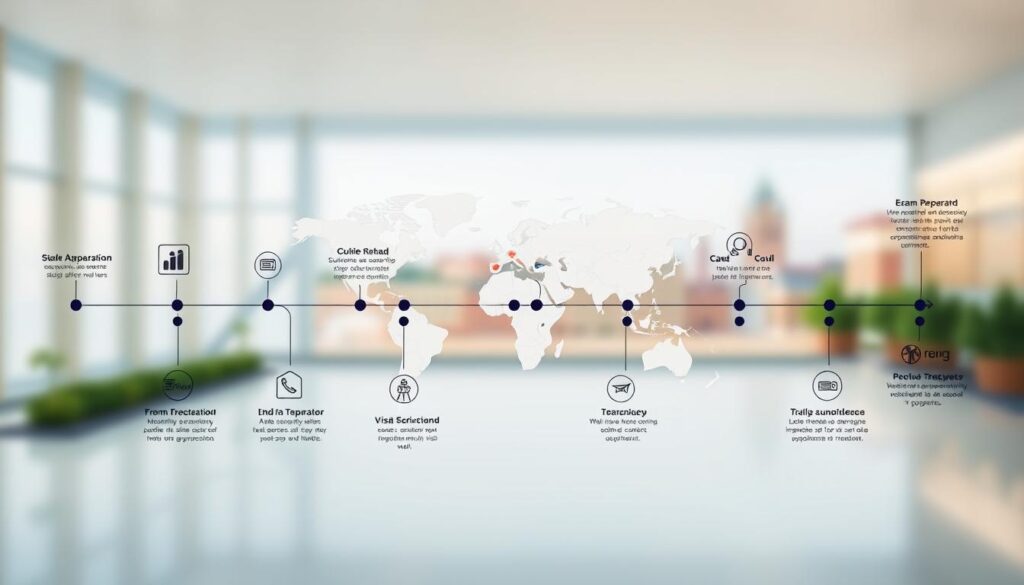 study abroad timeline