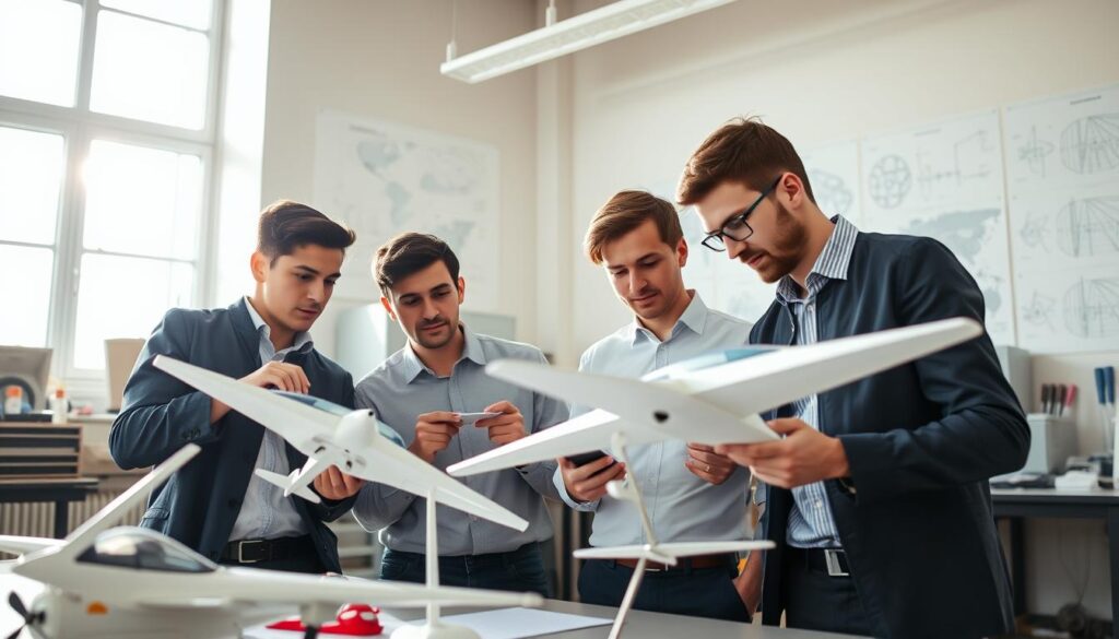 Aeronautical Engineering students in Latvia