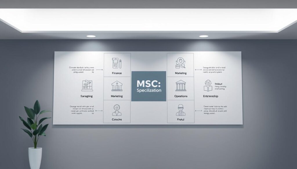MSc in Business Administration specialization tracks