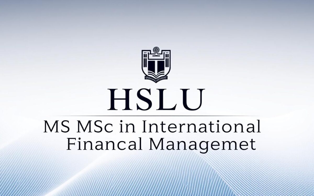 MSc in International Financial Management tuition fees, requirements at hslu