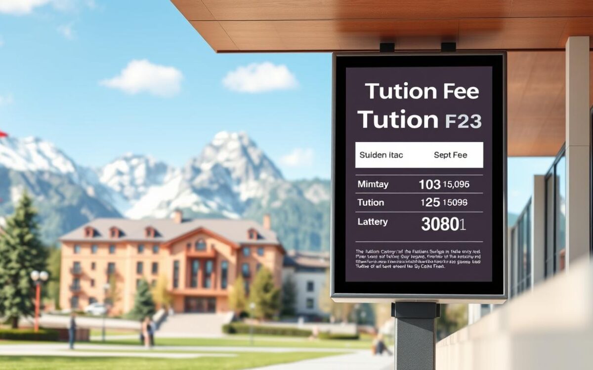 Study in switzerland for international students fees