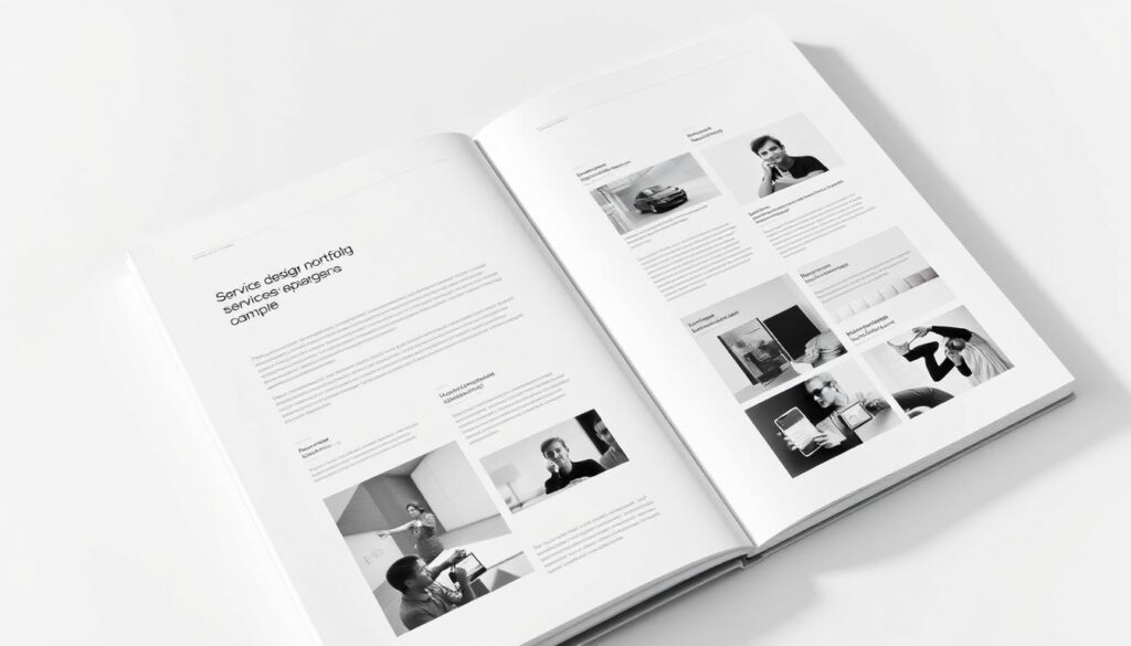 service design portfolio example