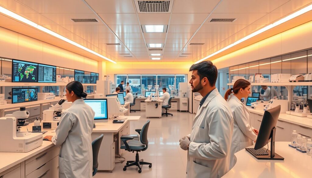 state-of-the-art biomedical engineering laboratory
