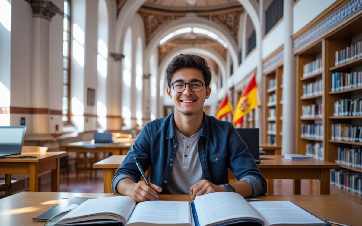 Types of Study in Spain Scholarships A group of diverse students studying together outdoors with Spanish architecture in the background. Scholarships available for studying in Spain come from various sources, each catering to different types of students and courses. These awards vary by funding origin, eligibility criteria, and benefits offered. Government-Funded Scholarships Government-funded scholarships in Spain are primarily provided by the Spanish Ministry of Education and regional governments. These scholarships often cover tuition fees, travel expenses, and sometimes living costs. They target international students as well as Spanish citizens pursuing undergraduate, postgraduate, or research degrees. Popular options include the Becas MAEC-AECID programme, which supports international students through bilateral agreements. Such scholarships are competitive. Applicants must usually demonstrate academic excellence, language proficiency, and alignment with specific study fields or countries. Deadlines and application processes tend to be strictly regulated. University-Specific Scholarships Many Spanish universities offer scholarships tailored to their programmes. These are aimed at attracting high-achieving international and EU students. Universities like the University of Barcelona and Complutense University of Madrid provide scholarships covering partial or full tuition fees. Some scholarships also include accommodation grants or study materials. Eligibility depends on the university and course, often requiring strong academic records. Certain scholarships target specific faculties or encourage enrolment in less-popular but strategic study areas. Application procedures differ, but typically require submission of academic transcripts, motivation letters, and sometimes interviews. Private and Non-Profit Scholarships Private organisations and non-profits provide various study in Spain scholarships, supporting students across different fields. These include foundations, cultural institutes, and companies. Examples include scholarships from the Cervantes Institute and private foundations like Fundación Carolina, which supports Latin American students. These scholarships may cover tuition, living expenses, research grants, or internships. Selection criteria vary but often focus on academic merit, financial need, and cultural exchange interests. Application deadlines and requirements differ widely, so careful attention to each scholarship’s details is essential. Eligibility Criteria for Scholarships A group of diverse students studying together outside on a university campus in Spain with historic buildings in the background. Candidates must meet specific academic, nationality, and language requirements to qualify for studying in Spain scholarships. These requirements ensure applicants are well-prepared and fit the programme’s eligibility standards. Academic Requirements Applicants generally need a strong academic record, often demonstrated by a minimum grade point average or equivalent qualifications. Most scholarships require completion of a relevant undergraduate degree if applying for postgraduate study. Some programmes specify a minimum GPA, typically around 3.0 on a 4.0 scale, or equivalent local grading standards. Additionally, applicants must provide official transcripts and, in some cases, letters of recommendation or proof of research experience. Institutions might also prioritise candidates with academic excellence in specific fields related to the scholarship focus. Meeting these academic standards ensures candidates possess the knowledge needed for successful studies in Spain. Nationality and Residency Conditions Spain-based scholarships frequently target either domestic students, European Union citizens, or international applicants from selected countries. Some scholarships are exclusive to Spanish nationals or residents. Others may be open to all foreign students but give priority to applicants from Latin America, Africa, or other designated regions. Proof of citizenship or legal residency status, such as a passport or residence permit, is typically required. Certain scholarships also consider applicants’ current location or prior educational history, such as having completed studies in Spain or the EU. These conditions help institutions align scholarship support with targeted demographic or political agreements. Language Proficiency Standards Language requirements depend on the medium of instruction and the scholarship’s focus. For programmes taught in Spanish, applicants must demonstrate fluency through tests like DELE or SIELE. For courses taught in English, proficiency is often assessed by IELTS, TOEFL, or equivalent tests, with minimum scores usually set—for example, an IELTS overall band of 6.0 or higher. Some scholarships may waive language tests for applicants who have completed previous studies in the required language or come from native-speaking countries. Proof of language skills ensures students can fully participate in academic coursework. Application Process and Timeline The application process requires careful preparation of specific documents and completing the form online correctly. Applicants must also keep track of key dates to ensure timely submission and avoid disqualification. Preparing Required Documentation Applicants need to gather academic transcripts, a valid passport, a letter of motivation, and two letters of recommendation. Proof of language proficiency, usually in Spanish or English, depending on the programme, is also mandatory. Additional documents can include a curriculum vitae (CV) and any certificates of prior scholarships or relevant experience. All documents must be officially translated into Spanish if originally in another language. Photocopies should be clear, and applicants should verify each requirement on the official scholarship page. Online Application Procedures Applications must be submitted through the official scholarship portal. Candidates should create an account, fill in personal data, and upload all required documents. Only PDF or specified file formats are accepted. It is crucial to double-check each section before final submission, as incomplete applications are rejected. After submission, applicants receive a confirmation email with an application number for future reference. Important Deadlines The application window usually opens in early January and closes by the end of March. Late submissions are not accepted. Applicants should monitor deadlines for each academic year on the official scholarship website. Early submission is recommended to avoid technical issues during peak periods. Interviews or additional assessments, if required, generally occur between April and June. Leading Spanish Universities Offering Scholarships Several top Spanish universities provide scholarships to international students. These scholarships often cover tuition fees, living expenses, or research grants. Criteria usually include academic merit, financial need, or specific fields of study. University of Barcelona The University of Barcelona offers a range of scholarships to support international students. These include merit-based awards that cover partial or full tuition fees. Some scholarships are available for postgraduate research in areas like science and humanities. Applicants must usually demonstrate academic excellence and meet programme-specific requirements. The university also provides grants for mobility, encouraging students to participate in exchange programmes within Europe. Details and application deadlines are published annually on the university’s official scholarship webpage. Candidates should prepare documents including transcripts, recommendation letters, and a motivation letter. Autonomous University of Madrid The Autonomous University of Madrid (UAM) focuses on both undergraduate and postgraduate scholarships. It offers financial aid to students in demanding fields such as engineering, health sciences, and social sciences. UAM’s scholarships include the Erasmus+ grant for European students and specific university-funded awards for non-EU students. These often provide financial support for research projects, conference participation, or tuition fees. Students must meet academic standards and sometimes show financial need. Applications require a comprehensive dossier: academic records, proof of income, and a personal statement. Pompeu Fabra University Pompeu Fabra University (UPF) is known for strong support to international students via scholarships and grants. It awards merit scholarships aimed primarily at high-achieving undergraduate and master’s candidates. UPF also offers specific scholarships for research in fields like economics, political science, and health sciences. The financial coverage can include tuition, accommodation, or both. Application processes involve submitting academic transcripts, test scores, and motivation essays. Some scholarships are competitive and require interviews or additional documentation. Timely application submission is critical. Popular Study Fields for Scholarship Recipients Many scholarship recipients in Spain choose to pursue fields that offer strong career prospects and align with Spain’s educational strengths. These areas often combine practical skills with opportunities for research and international collaboration. STEM Programmes STEM (Science, Technology, Engineering, and Mathematics) fields are highly popular due to Spain’s growing focus on innovation and technology. Scholarships often support studies in engineering disciplines such as civil, mechanical, and software engineering. Computer Science and Information Technology are also widely favoured, reflecting global demand for digital skills. Students benefit from modern laboratories and connections with tech companies in cities like Barcelona and Madrid. Science fields like Biology, Chemistry, and Physics receive backing through scholarships aimed at research in biotechnology and renewable energy. These programmes often include internships or collaborations with Spanish research centres. Humanities and Social Sciences Humanities and Social Sciences attract students interested in Spain’s rich cultural heritage and social dynamics. Fields like History, Archaeology, and Literature are commonly supported by scholarships targeting studies in European or Mediterranean culture. Political Science and International Relations degrees appeal to those keen on diplomacy or global affairs, with Spain’s strategic role in the EU offering practical experience. Sociology and Psychology programmes often include research on contemporary social issues. Scholarships in this area frequently assist students involved in cross-cultural projects or language studies, helping them deepen their understanding of Spain’s diverse regions. Business and Economics Business and Economics are key fields for scholarship applicants aiming for international careers. Spain hosts several top-ranked business schools, especially in Madrid and Barcelona, making it an attractive option for finance, marketing, and management studies. Economics programmes supported by scholarships often focus on European markets, trade, and sustainable development. Many courses integrate practical case studies and internships with leading companies. Entrepreneurship and innovation are emphasised in scholarship-backed programmes, preparing students to launch startups or contribute to the business sector with up-to-date skills. Financial Coverage and Benefits The scholarship provides comprehensive financial support that addresses major expenses for students. It covers tuition fees, offers allowances for daily living costs, and includes additional services to assist with the study experience in Spain. Tuition Fee Waivers Recipients often receive full or partial waiver of tuition fees at participating Spanish universities. The waiver amount depends on the specific scholarship programme and the institution's policies. Students benefit from waived fees for undergraduate and postgraduate courses, which significantly reduces educational expenses. This waiver applies only to official tuition fees and excludes private courses or additional university charges. The waiver remains valid for the standard duration of the chosen degree. However, students must maintain academic standards to keep this benefit throughout their study period. Living Expenses Allowances The scholarship offers monthly stipends to cover essential living costs such as accommodation, food, transport, and study materials. The allowances vary but typically range from €700 to €1,000 per month. These funds help students live comfortably without financial stress during their stay. The allowance amount takes into account the average cost of living in cities like Madrid, Barcelona, and Valencia, which are common study destinations. Students must manage their budget efficiently as the stipend should cover rent, groceries, local transport, and utilities. Additional personal expenses are the student’s responsibility. Additional Support Services The scholarship includes support services designed to ease students’ adjustment to life in Spain. This often includes orientation sessions, language courses, and academic tutoring. Recipients may also have access to healthcare assistance, visa application support, and housing placement help. These services aim to provide a smoother transition into the Spanish education system and society. Some programmes offer career guidance and networking opportunities, enhancing students' prospects post-graduation. These benefits improve overall academic and personal success during the scholarship period. Tips for a Successful Scholarship Application A strong application requires clear communication, credible support, and thorough preparation. Candidates should focus on expressing their ambitions, obtaining reliable endorsements, and practising interview skills to improve their chances. Writing a Compelling Personal Statement The personal statement must be precise and tailored to the scholarship criteria. It should highlight academic achievements, relevant experiences, and future goals linked to studying in Spain. Specific examples of leadership, cultural engagement, or academic projects strengthen the statement. Avoid vague claims; instead, use measurable outcomes or concrete evidence of skills. The tone should be professional but sincere, reflecting genuine motivation. Proofreading for grammar and clarity is essential before submission. Securing Strong References References should come from individuals familiar with the applicant’s academic abilities or character. Teachers, professors, or employers who can provide detailed examples of the candidate’s strengths carry more weight than generic endorsements. It's important to brief referees about the scholarship’s focus and deadlines. Providing them with a CV or statement can help tailor their letters. Early requests allow referees enough time to write thoughtful, comprehensive references. Preparing for Scholarship Interviews Preparation should include researching the scholarship provider and understanding its objectives. Practising answers to common questions like motivation, suitability, and future plans is key. Applicants should prepare clear, concise responses supported by examples. They must also develop questions to ask the panel, showing interest and engagement. Professional attire and punctuality contribute to a positive impression during the interview. Study in Spain Scholarship Guide for International Students