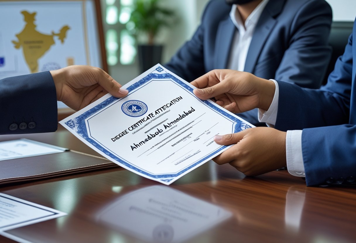 Degree Certificate Attestation in Ahmedabad