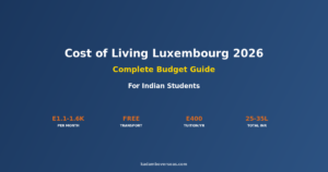 Cost of Living in Luxembourg 2026: Complete Budget Guide for Indian Students