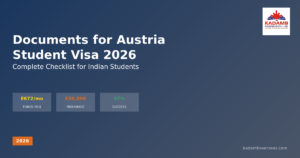 Documents for Austria Student Visa 2026: Complete Checklist for Indian Students