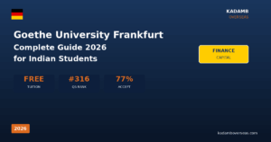 Goethe University Frankfurt 2026: Complete Guide for Indian Students