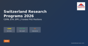 Switzerland Research Programs 2026: PhD & Funded Positions for Indian Students | CERN, ETH, EPFL
