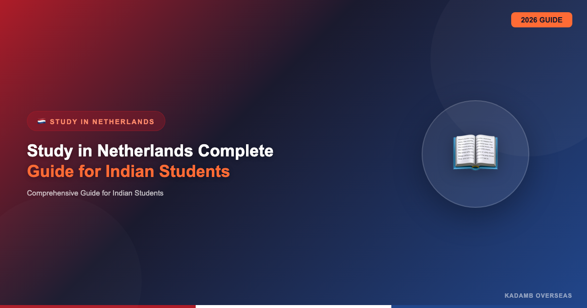 Study in Netherlands 2026: Complete Guide for Indian Students