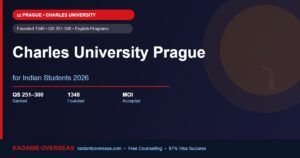 Charles University Prague for Indian Students 2026 — Complete Guide