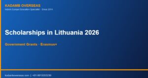 Scholarships in Lithuania for Indian Students 2026: Government & University Grants