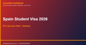 Spain Student Visa for Indian Students 2026: Step-by-Step Guide