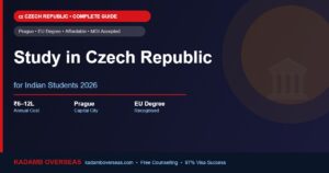 Study in Czech Republic for Indian Students 2026 — Complete Guide