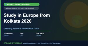 Study in Europe from Kolkata — Guide for West Bengal Students 2026