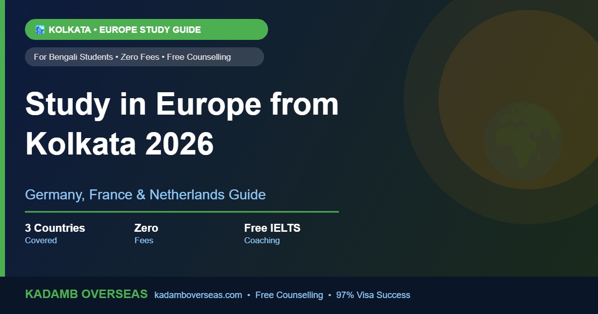 Study in Europe from Kolkata 2026