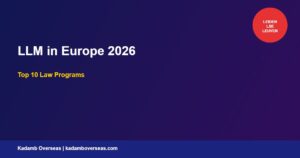 LLM in Europe 2026: Top 10 Law Programs for Indian Lawyers (English-Taught)