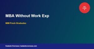 MBA in Europe Without Work Experience 2026: Universities Accepting Fresh Indian Graduates