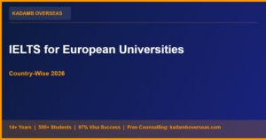 AI-Powered IELTS, PTE, GRE and GMAT Preparation for Study Abroad Students: A 2026 Guide by Kadamb Overseas